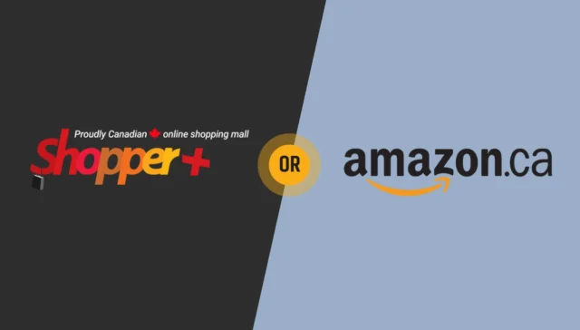 ShopperPlus vs Amazon Canada comparison - Canadian online shopping alternative